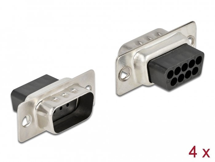 EAN 4043619667086 - DeLOCK 66708 conector Negro, Plata imagen 1
