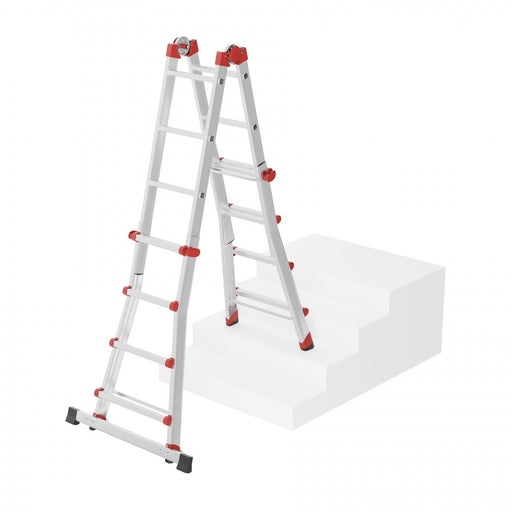 EAN 4007126751911 - Hailo M80 Escalera plegable Aluminio imagen 2