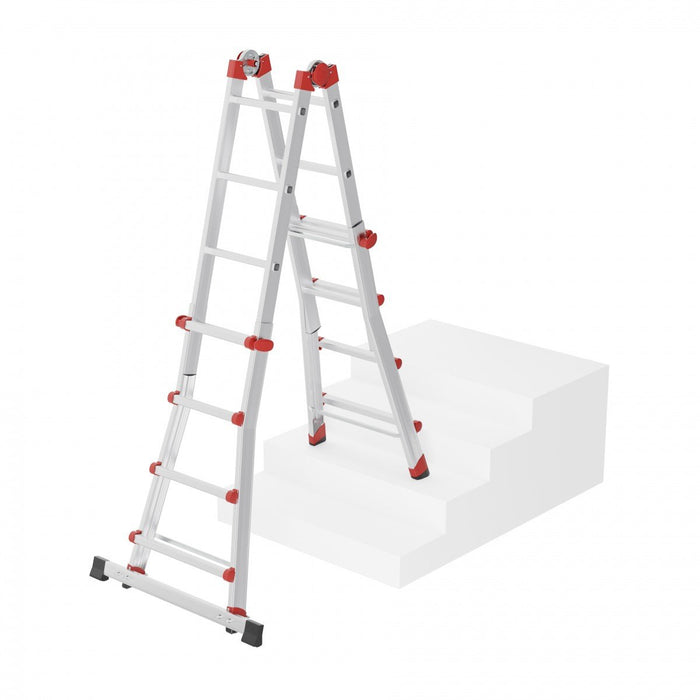 EAN 4007126751911 - Hailo M80 Escalera plegable Aluminio imagen 2