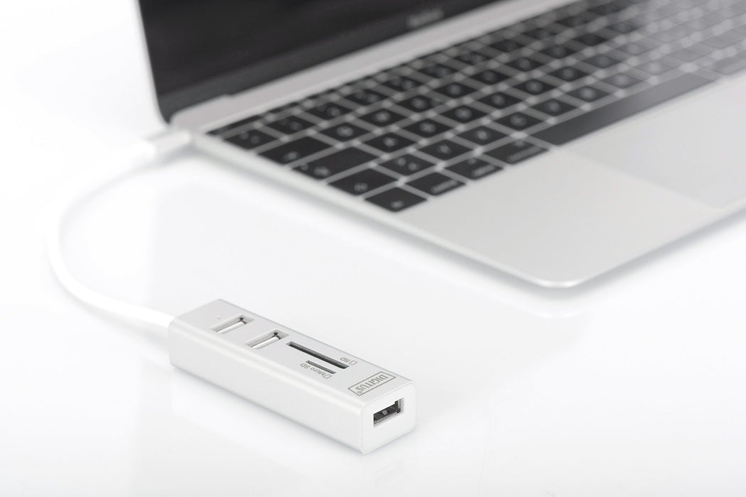 EAN 4016032425830 - Digitus DA-70243 lector de tarjeta USB 2.0 Blanco imagen 2