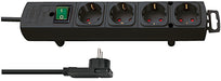 EAN 4007123641062 - Brennenstuhl 1153100100 base múltiple 2 m 4 salidas AC Interior Negro imagen 1