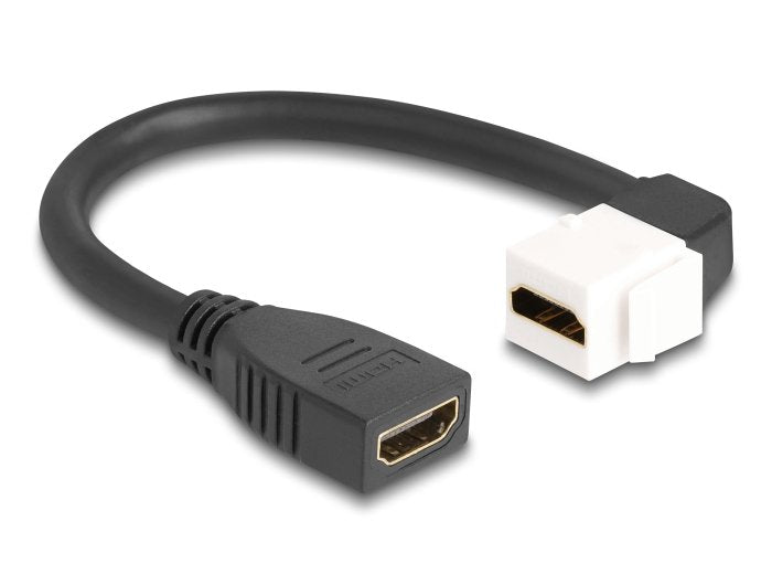 EAN 4043619903214 - DeLOCK 90321 cable HDMI 0,2 m Negro, Blanco imagen 1