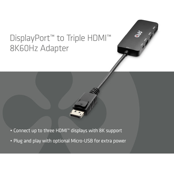 EAN 8719214473471 - CLUB3D CSV-7330 hub de interfaz 13,5 Mbit/s Negro imagen 7