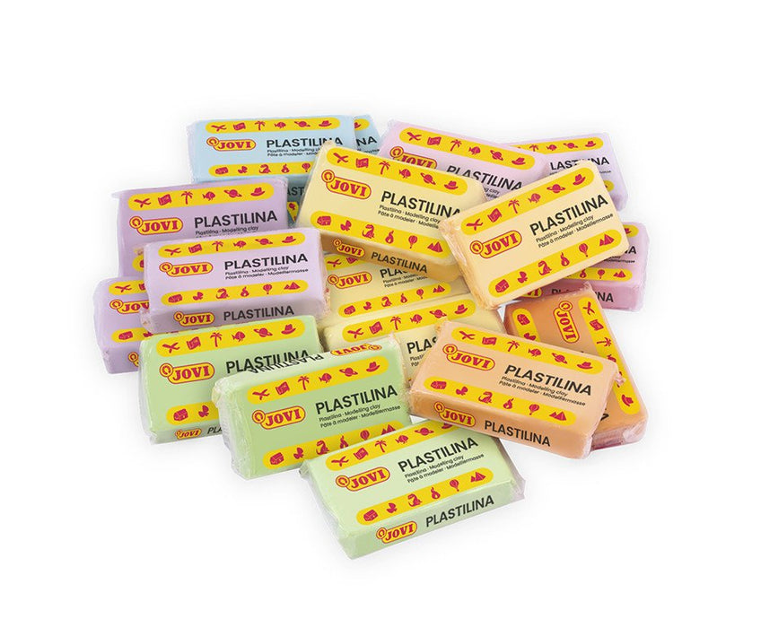 EAN 8412027031936 - Jovi 70P compuesto para cerámica y modelaje Pasta de modelar 1,66 kg Verde, Azul claro, Naranja, Rosa, Pú imagen 4