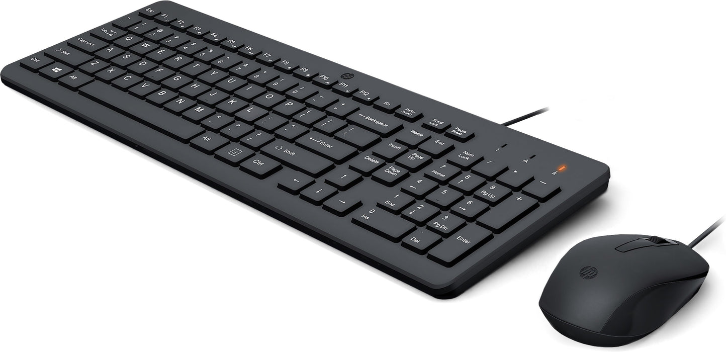 EAN 0195122875527 - HP 150 Wired Mouse and Keyboard Combination teclado Ratón incluido USB Negro imagen 7