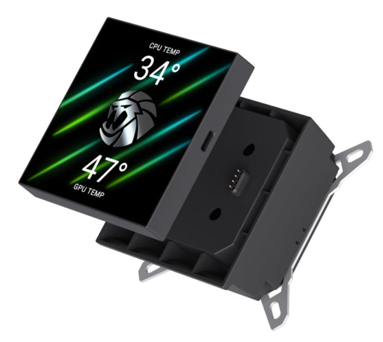 EAN 6931858754538 - GameMax Glacier 360 LCD BK Procesador Sistema de refrigeración líquida todo en uno 12 cm Negro 1 pieza(s) imagen 10