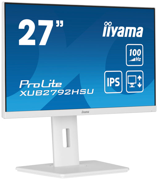 EAN 4948570123360 - iiyama ProLite XUB2792HSU-W6 pantalla para PC 68,6 cm (27") 1920 x 1080 Pixeles Full HD LED Blanco imagen 1