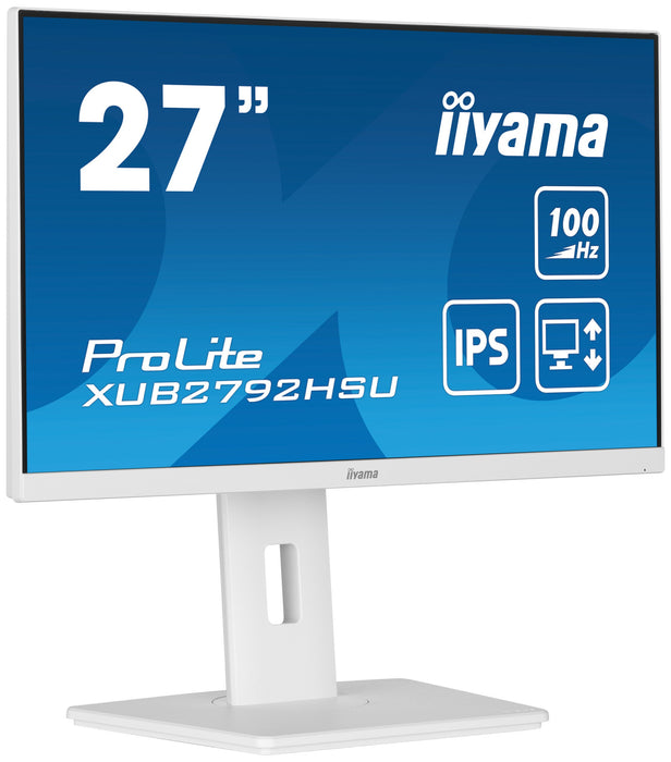 EAN 4948570123360 - iiyama ProLite XUB2792HSU-W6 pantalla para PC 68,6 cm (27") 1920 x 1080 Pixeles Full HD LED Blanco imagen 1