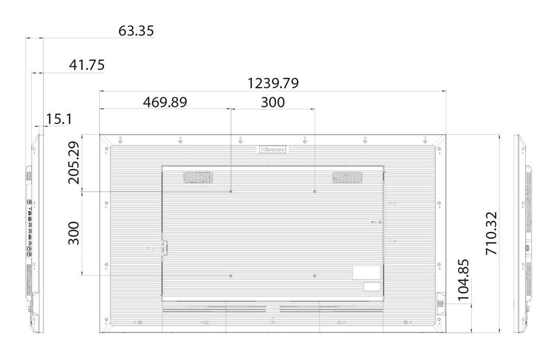 EAN 6973172944332 - Hisense 55DM66D pantalla de señalización Pizarra de caballete digital 139,7 cm (55") Wifi 500 cd / m² Ful imagen 7