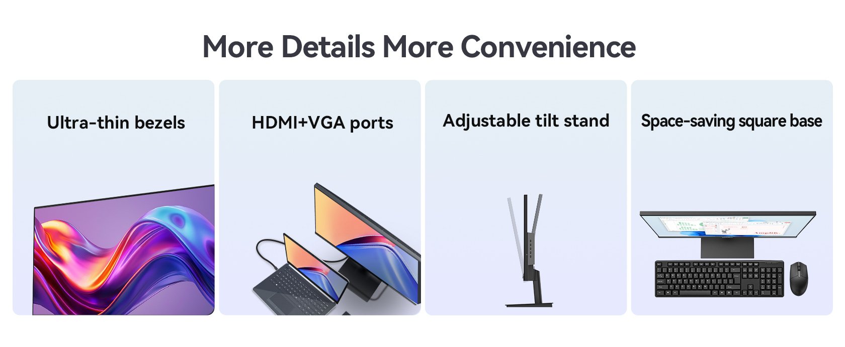 EAN 6940017321146 - Koorui E2411H pantalla para PC 60,5 cm (23.8") 1920 x 1080 Pixeles Full HD Negro imagen 16