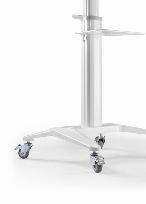 EAN 8716309128995 - Gembird Aluminum TV floor stand with caster wheels, 37\" - 70\", baltas | imagen 6