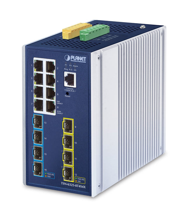 EAN 4711605286787 - PLANET IP30 DIN-rail Industrial L3 Gestionado Gigabit Ethernet (10/100/1000) Aluminio, Azul imagen 1