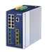 EAN 4711605286787 - PLANET IP30 DIN-rail Industrial L3 Gestionado Gigabit Ethernet (10/100/1000) Aluminio, Azul imagen 1