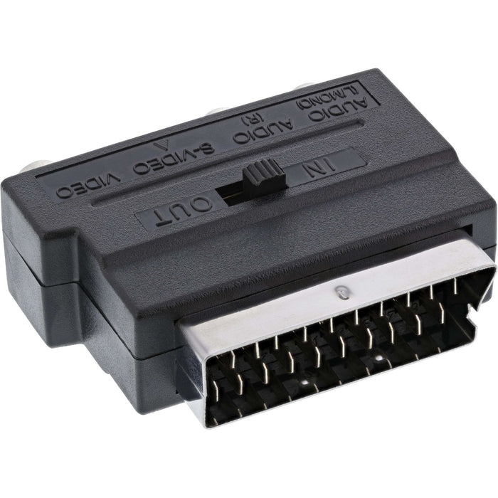 EAN 4043718000586 - InLine 89953 adaptador de cable de vídeo SCART (21-pin) 3 x RCA + S-Video Negro imagen 2