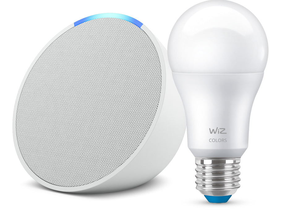 EAN 8436575537382 - Amazon AXAECHOPOPSMARTBULBW dispositivo con asistente virtual imagen 1