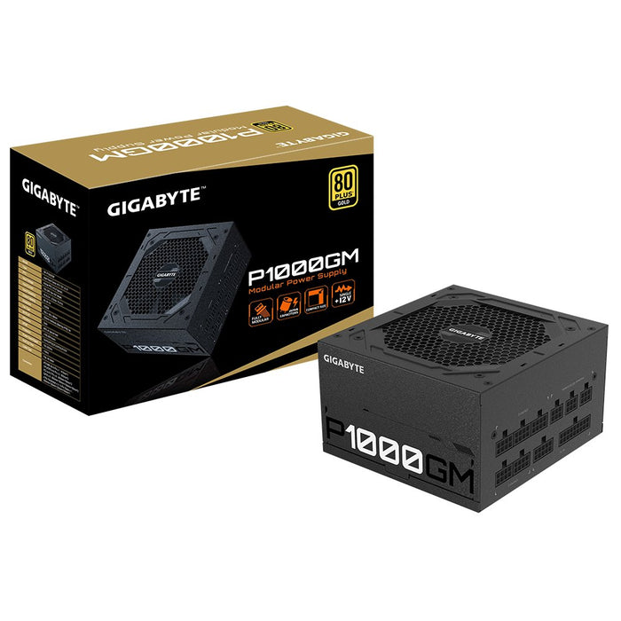 EAN 2505022114509 - GIGABYTE P1000GM unidad de fuente de alimentación 1000 W 20+4 pin ATX Negro imagen 7