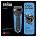 EAN 4210201163367 - Braun Series 3 310s Máquina de afeitar de láminas Recortadora Negro, Azul imagen 6
