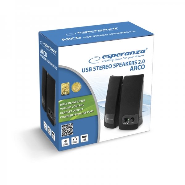 EAN 5901299911587 - Esperanza EP119 altavoz De 2 vías Negro Alámbrico 6 W imagen 4
