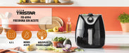EAN 8713016075628 - Tristar FR-6994 freidora Sencillo 4,5 L Independiente 1500 W Freidora de aire caliente Negro, Plata imagen 27