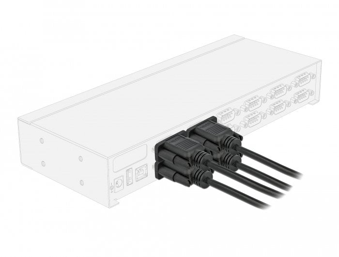 EAN 4043619866076 - DeLOCK 86607 cable de serie Negro RS-232 Sub-D9 imagen 3