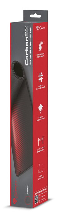 EAN 5901969426779 - GENESIS Carbon 500 Ultra Blaze Alfombrilla de ratón para juegos Negro, Rojo imagen 6