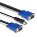 EAN 4002888321877 - Lindy 32187 cable para video, teclado y ratón (kvm) Negro, Azul 3 m imagen 3