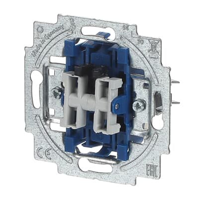 EAN 4011395223819 - Busch-Jaeger 2400/5 USK Interruptor oscilante Azul, Cromo imagen 2