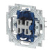 EAN 4011395223819 - Busch-Jaeger 2400/5 USK Interruptor oscilante Azul, Cromo imagen 2