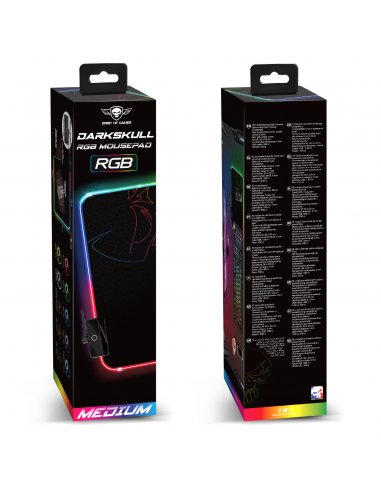 EAN 3700104445468 - Spirit of Gamer Darkskull Alfombrilla de ratón para juegos Negro, Multicolor imagen 5