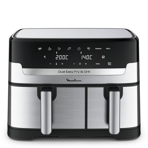 EAN 3045380023918 - Moulinex Dual Easy Fry EZ905D20 freidora Doble 8,3 L Independiente 2450 W Freidora de aire caliente Negro imagen 1