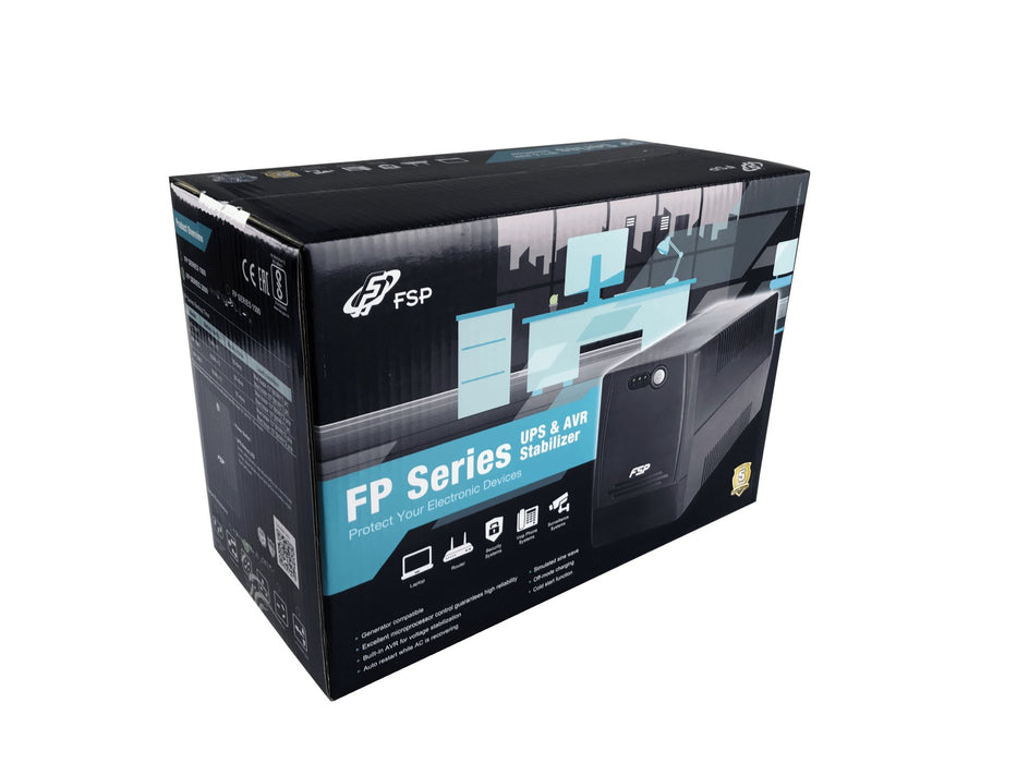 EAN 4711140487656 - FSP FP 1500 sistema de alimentación ininterrumpida (UPS) Línea interactiva 1,5 kVA 900 W 4 salidas AC imagen 6