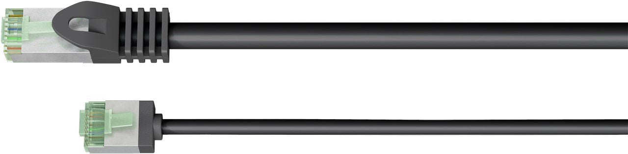 EAN 4040849743535 - Goobay 74353 cable de red Negro 1 m Cat8.1 U/FTP (STP) imagen 4