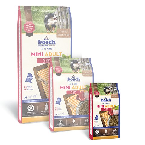 EAN 4015598013031 - Bosch 5205001 comida seca para perros 1 kg Adulto Cordero, Arroz imagen 1