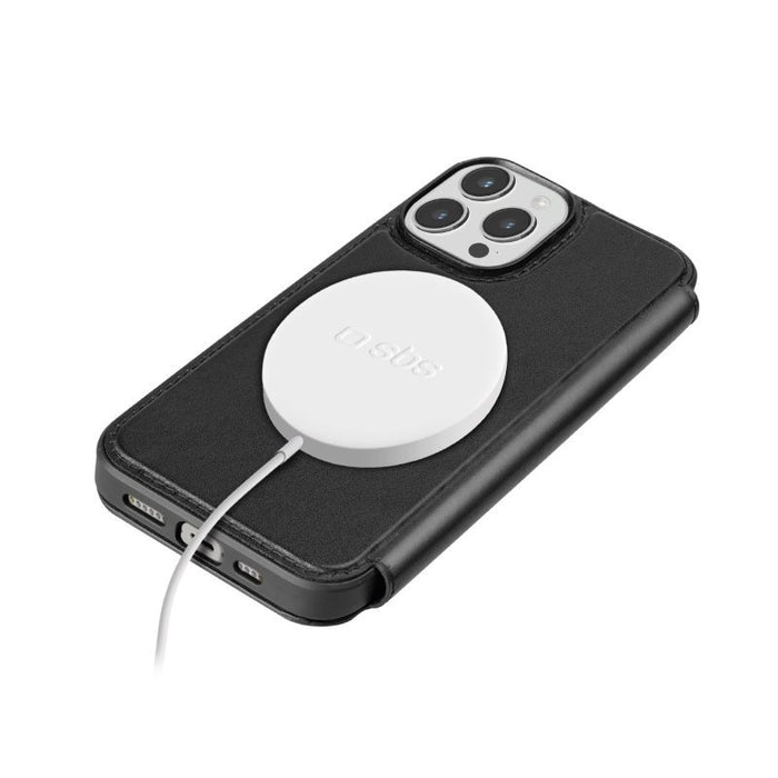 EAN 8018417481949 - SBS TEBKMAGSFIP1661PK funda para teléfono móvil 16 cm (6.3") Funda cartera Negro imagen 2