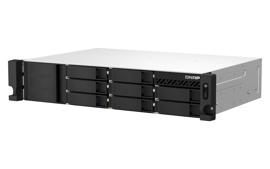 EAN 4711103081075 - QNAP TS-873AEU-4G servidor de almacenamiento NAS Bastidor (2U) Ryzen Embedded V1500B 4 GB DDR4 0 TB QuTS  imagen 4