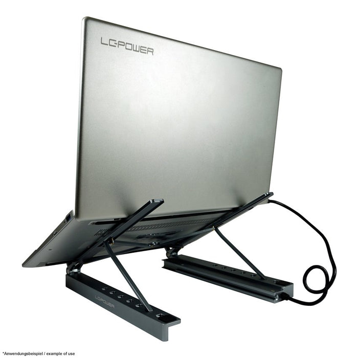 EAN 4260070129513 - LC-Power LC-HUB-C-MULTI-STAND soporte para ordenador portátil Antracita imagen 15