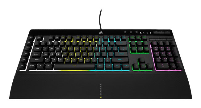 EAN 840006631743 - Corsair K55 RGB PRO teclado Juego USB AZERTY Francés Negro imagen 14
