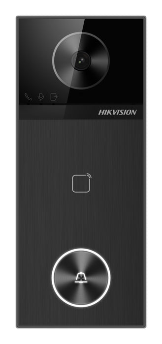 EAN 6936422178444 - Hikvision DS-KV6114-WBE1(O-STD) sistema de intercomunicación de video 4 MP Negro imagen 3