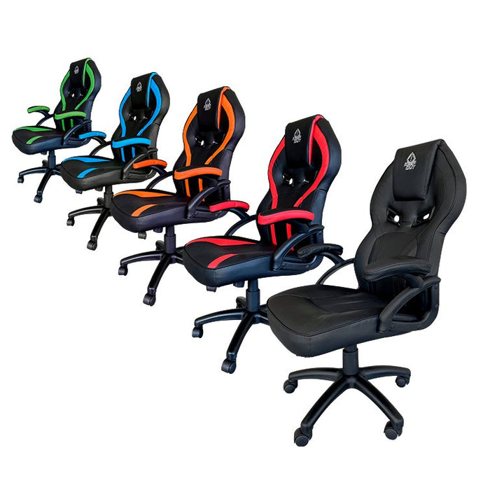 EAN 8435099528142 - KeepOut XS200 Silla para videojuegos universal Asiento acolchado Negro, Azul imagen 3