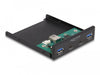 EAN 4043619641550 - DeLOCK 64155 panel bahía disco duro 8,89 cm (3.5") E / S de los puertos del panel Negro imagen 2