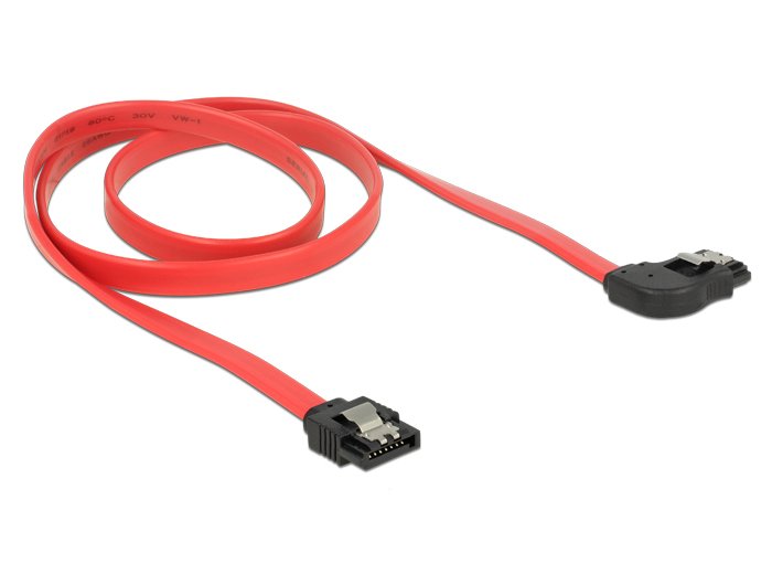 EAN 4043619839704 - DeLOCK 83970 cable de SATA 0,7 m SATA 7-pin Negro, Rojo imagen 2