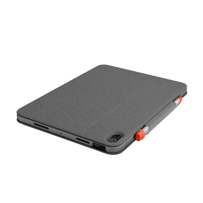 EAN 5099206093478 - Logitech Folio Touch QWERTZ Suizo Smart Connector Gris imagen 17