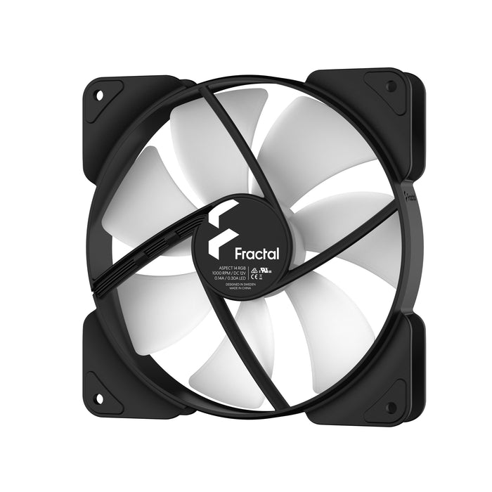 EAN 7340172703532 - Fractal Design Aspect 14 RGB Carcasa del ordenador Ventilador 14 cm Negro 3 pieza(s) imagen 4