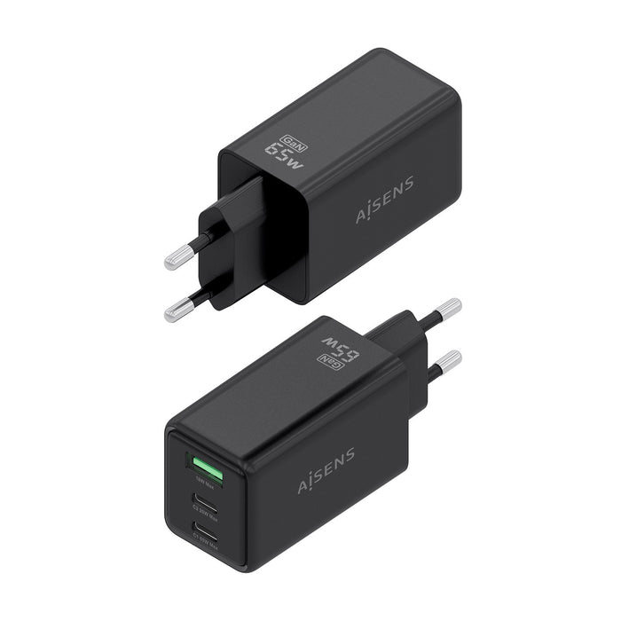EAN 8435739903957 - AISENS ASCH-65W3P073-BK cargador de dispositivo móvil Cámara digital, GPS, Teléfono móvil, Portátil, Smar imagen 3