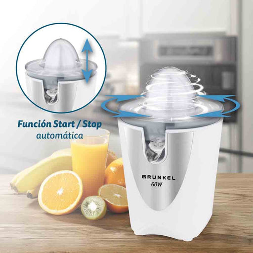 EAN 8426156017655 - Grunkel EXPRIMIDOR XP-VC60B/ 60W/ CAPACIDAD 0.5L Licuadora centrífuga Blanco imagen 2