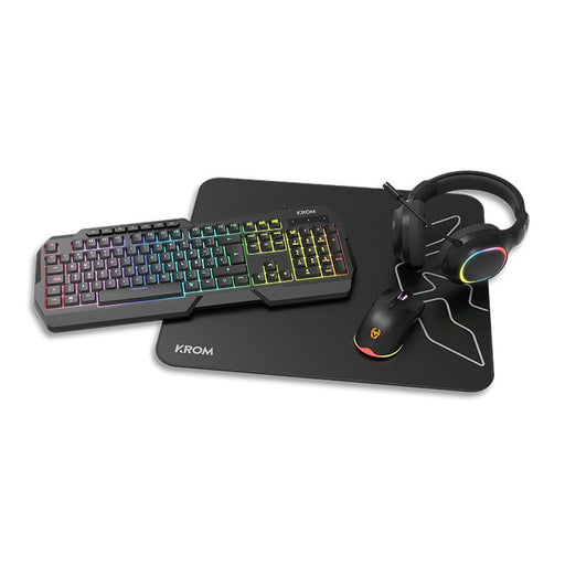 EAN 8436587976377 - Krom Kenta teclado Ratón incluido Juego USB QWERTY Inglés imagen 1