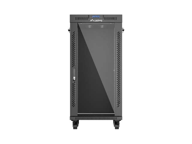 EAN 5901969447873 - Lanberg FF01-6624-12BL armario rack 24U Rack o bastidor independiente Negro imagen 2