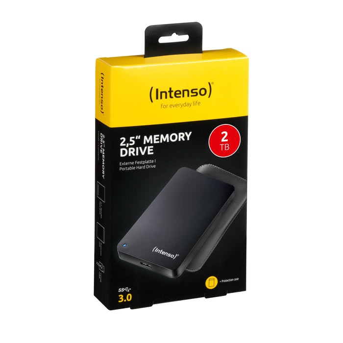 EAN 4034303025008 - Intenso Memory Drive disco duro externo 2 TB 5400 RPM 2.5" USB 3.2 Gen 1 (3.1 Gen 1) Negro imagen 3