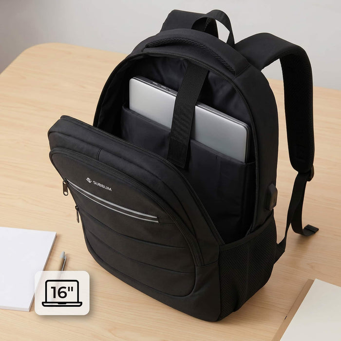 EAN 8436586743871 - SUBBLIM City Plus mochila City backpack Negro Poliéster imagen 4