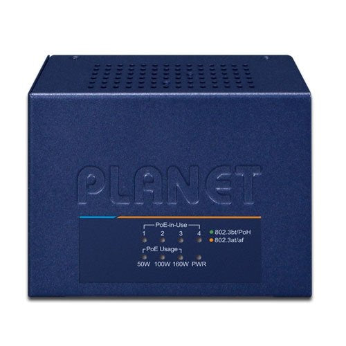 EAN 4711605285490 - PLANET UPOE-400 switch Fast Ethernet (10/100) Energía sobre Ethernet (PoE) Azul imagen 4
